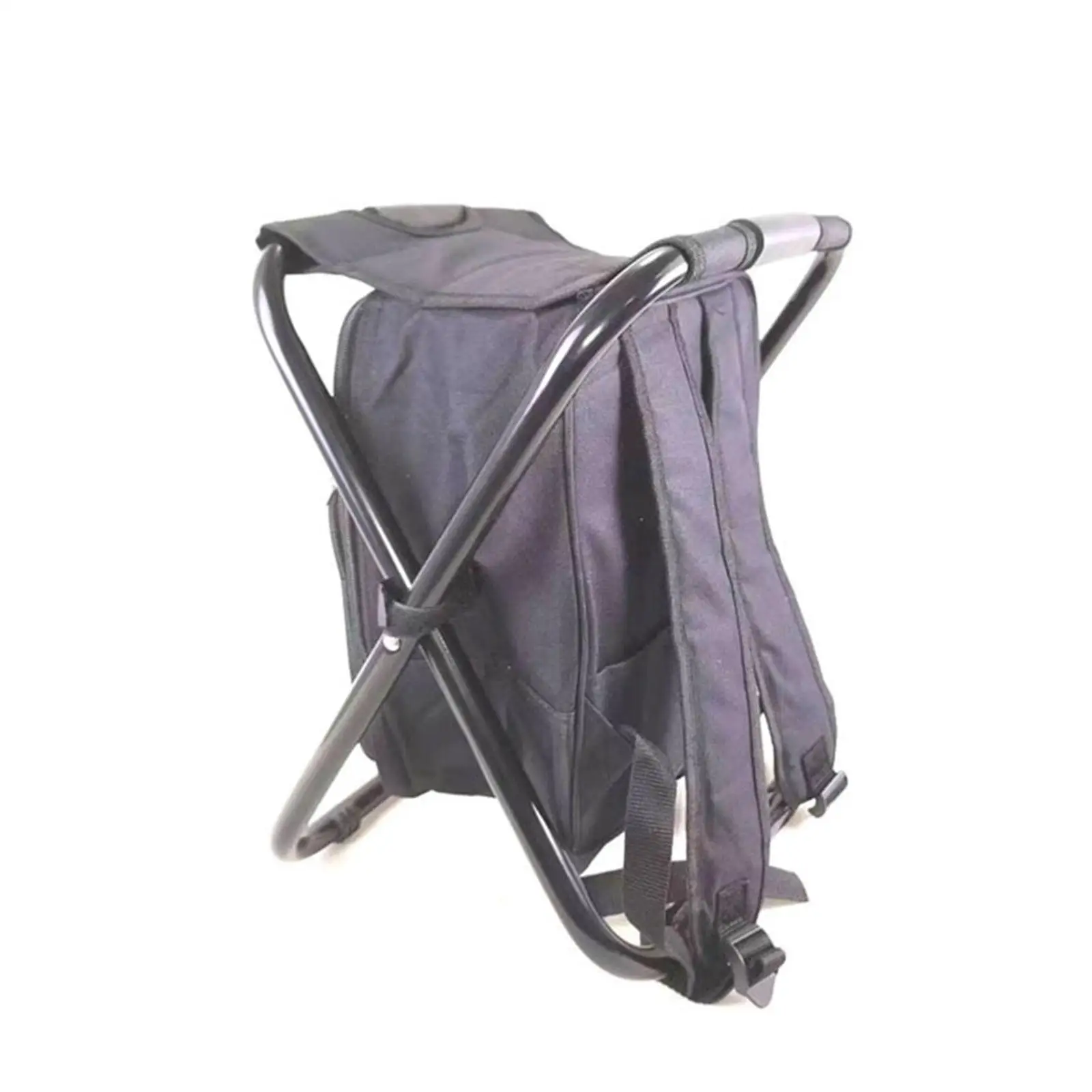 Foldable Backpack Chairs Lightweight Camping Chair Convenient Carry Strong Load