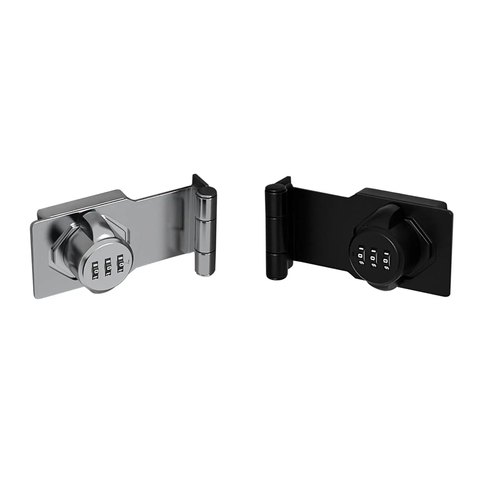 3 Digit Combination Lock Portable Durable Practical Lightweight Door Locks File Cabinet Lock Toolbox Drawer Metal Box Office