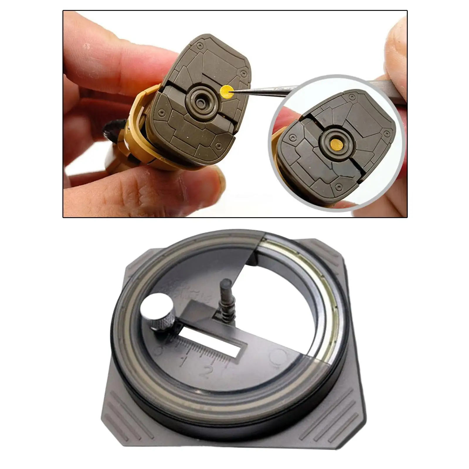  Adjustment Circular Cutter for 1mm Round Sticker Model Making DIY Tool