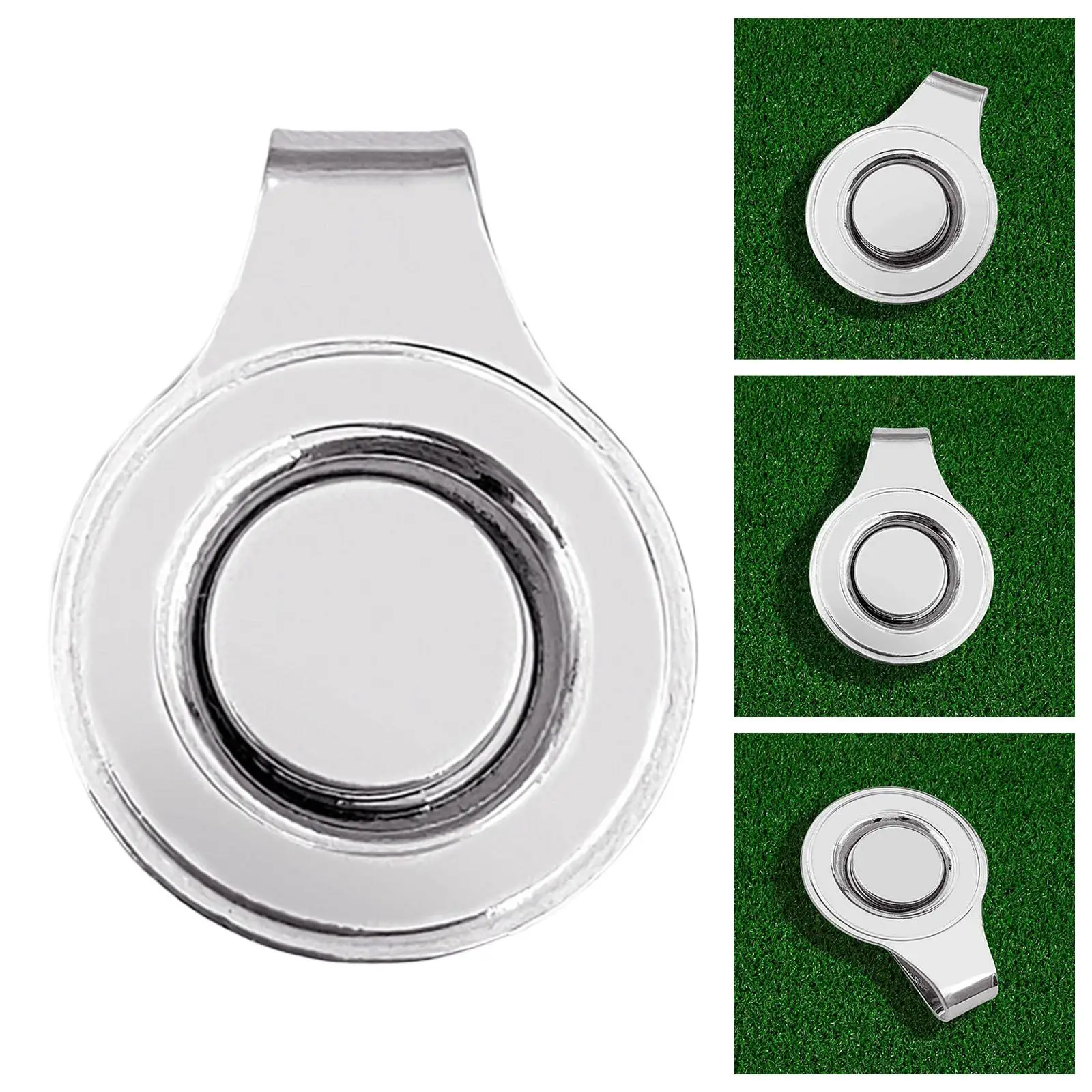 Magnetic Golf Caps Clip Clamp Ball Marker Holder Easily Take and Use golf Accessory Built in Magnet Convenient Universal