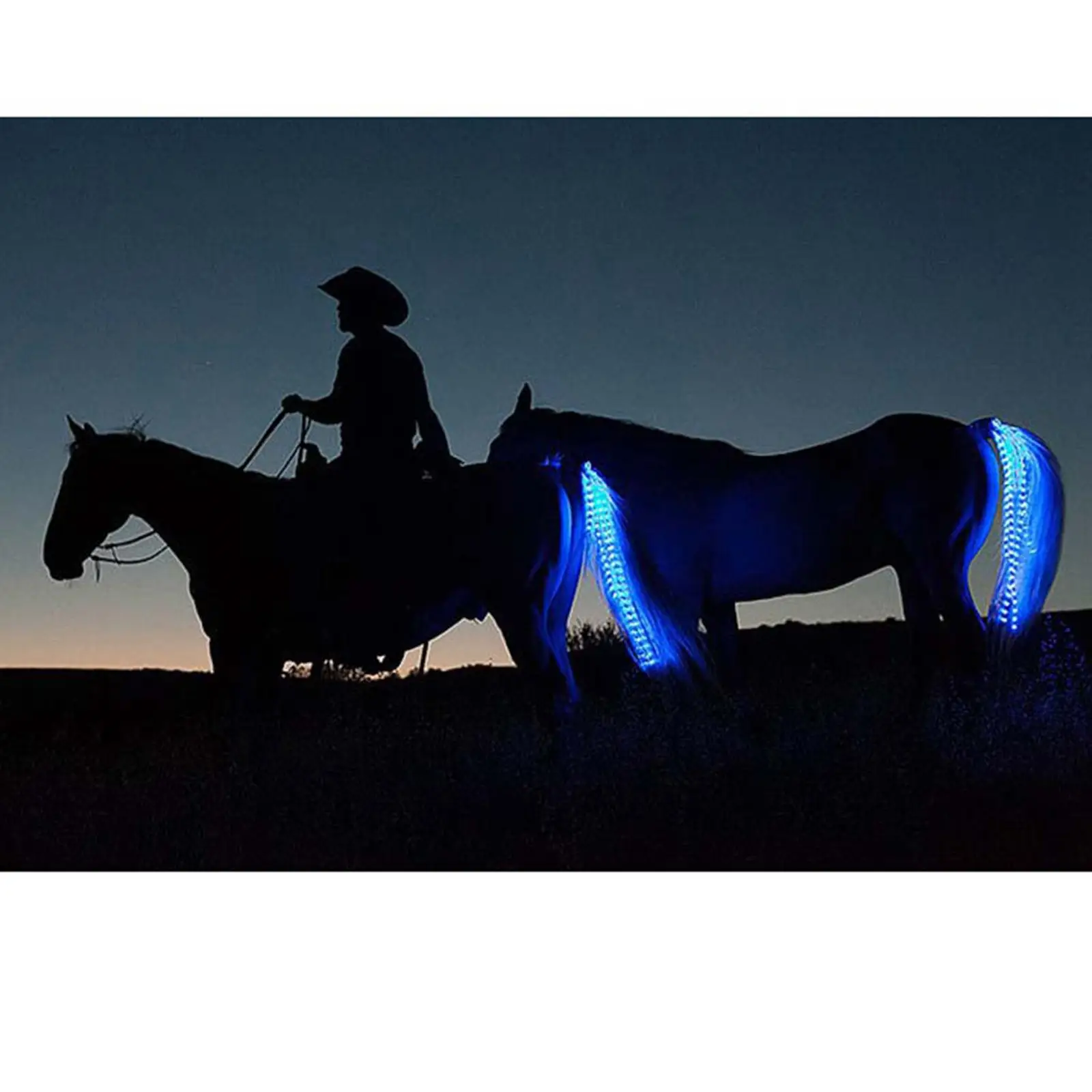 100CM   Modes USB Rechargeable LED Night Horse Ride Safety Gear