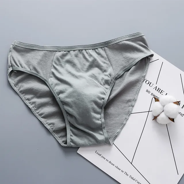 5 Pieces Disposable Men Lingerie Briefs Single Use Cotton Panties