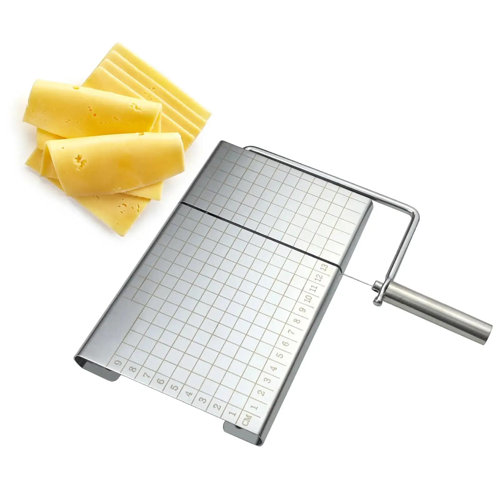 Cheese Slicer Board with 5 Replacement Wires Kitchen Tools for Vegetables