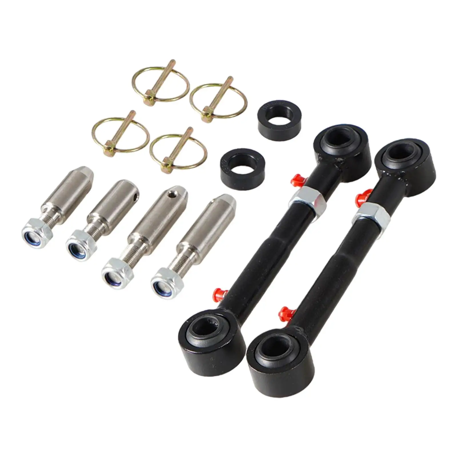 Front Sway Bar Links Disconnects Stainless Steel for Jeep Wrangler JK Jku 07-18 Auto Replaces Parts Stabiliser Bars