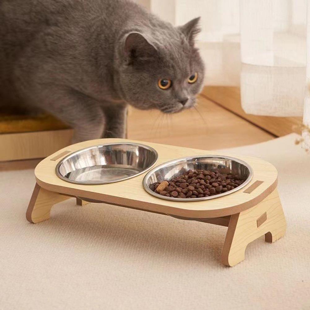 Title 11, Pet Feeder Single/Double Cat Food Bowl With Ant...