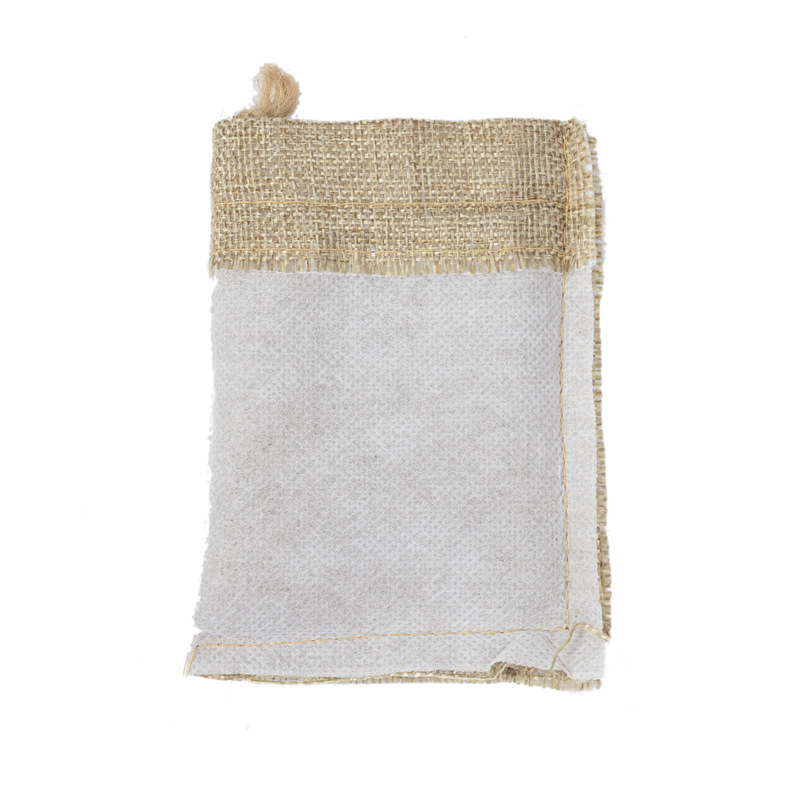 5 Stück Multisize Jute Sackleinen Leinen Kordelzug Tasche Weihnachten Halloween Geschenktüten Hochzeit Geburtstag Party Süßigkeiten Schokolade Verpackungsbeutel – Detail 4