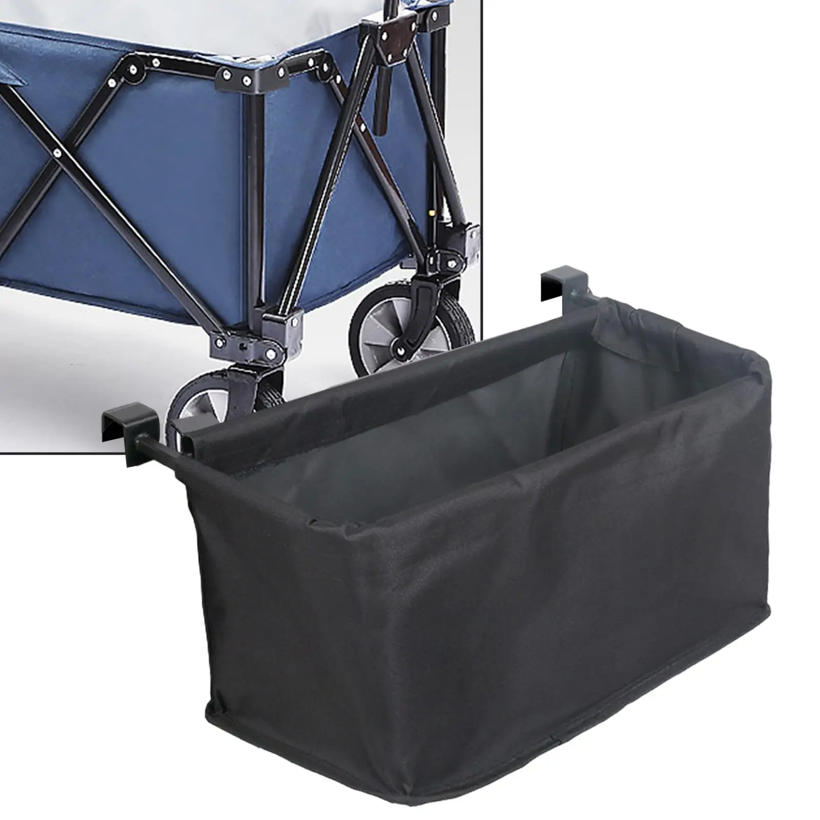 Wagon Cart Tail Bag Beach Wagon Cart Accessories Portable Hand Push Pull Cart Basket Utility Easy Attach Wagon Storage Bag