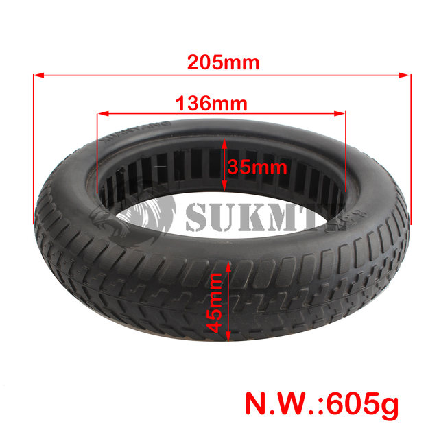 8.5x2 Solid Tire For XIAOMI M365 Pro Electric Scooter