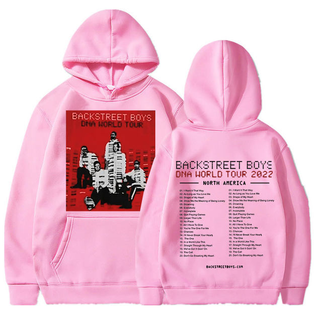 バックストリートボーイズ　グッズ２０２３『DNA』ライブ　パーカー　プルオーバー Classic Vintage Backstreet Boys Band Hoodie Men Hip Hop Rock