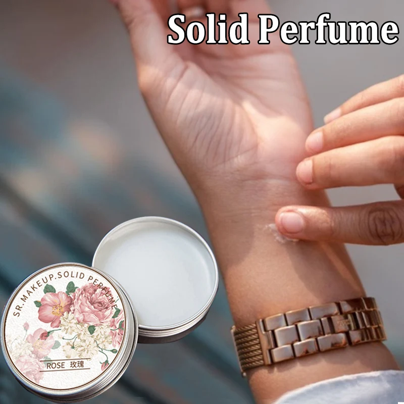 Best of Portable Solid Perfume Fragrances Women Retro Scent Fresh Elegant Rose Peony Lavender Body Aroma Deodorant Body Antiperspirant Reviews & Tips