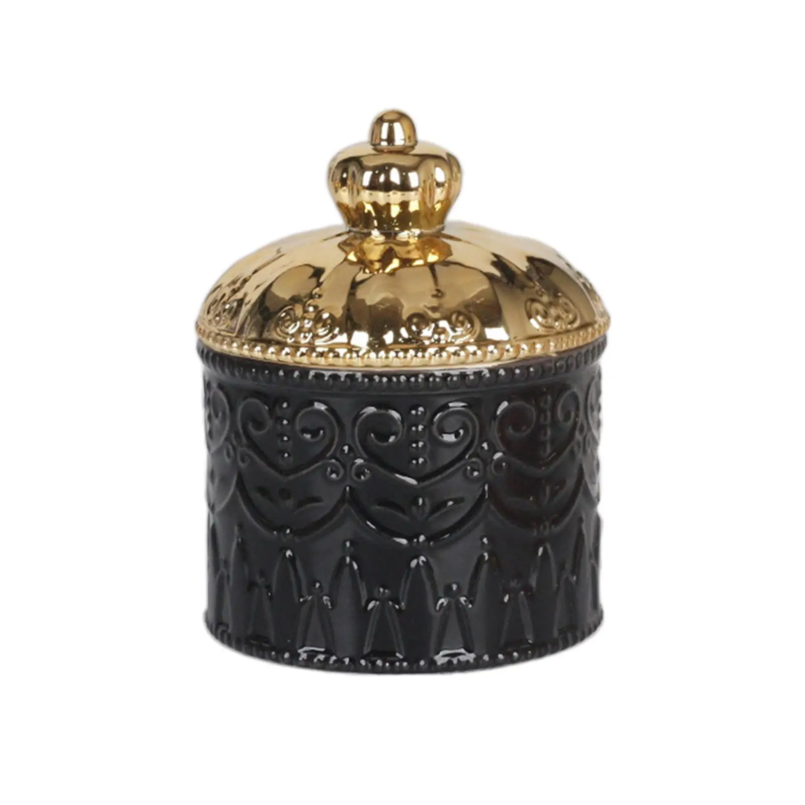 Round Jewelry Box Jewelry Display Holder Canister Trinket Storage Tank for Necklace Earrings Party Decoration Accessories