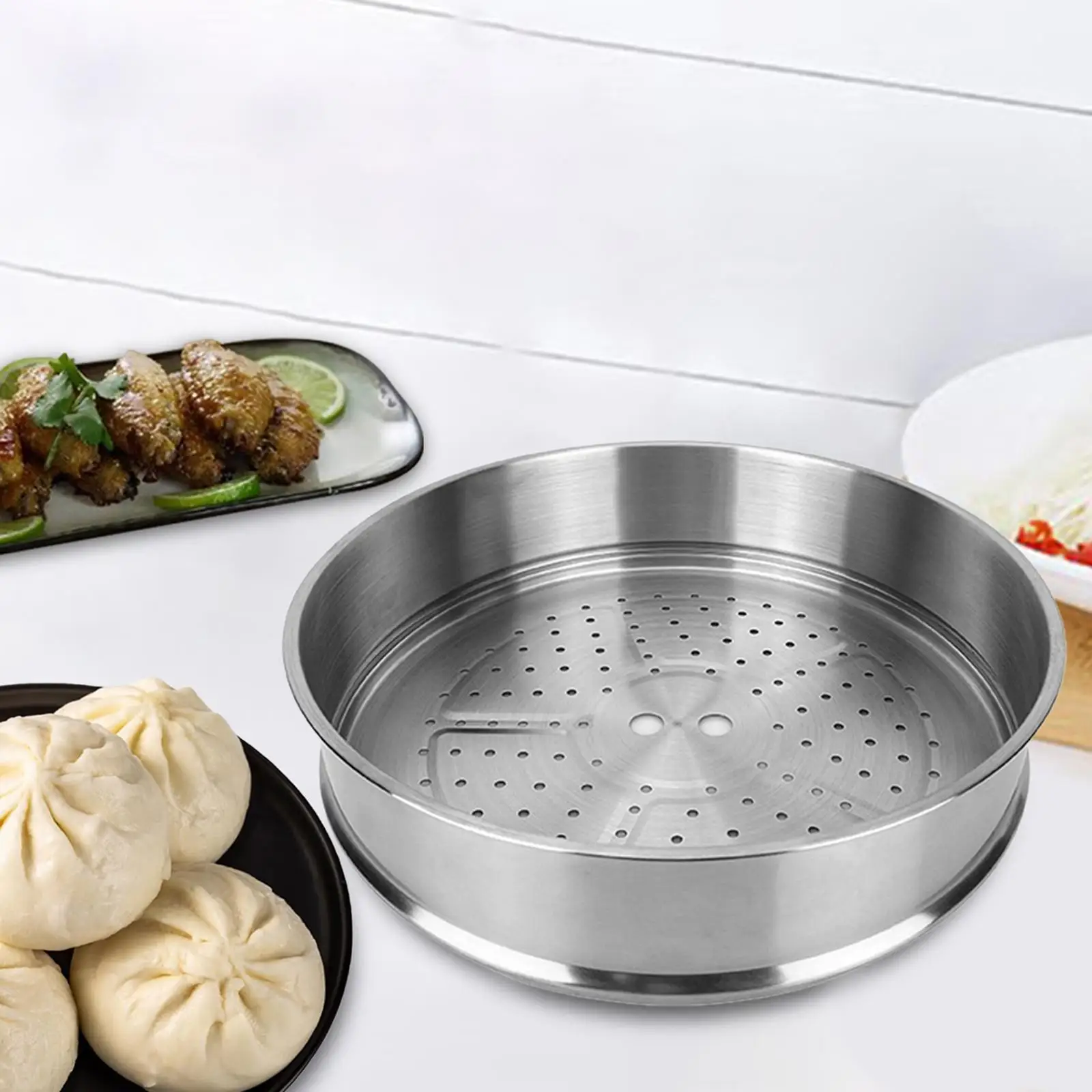 Stainless Steel Steamer Basket Vegetable Food Steamer Cookware for Kitchen
