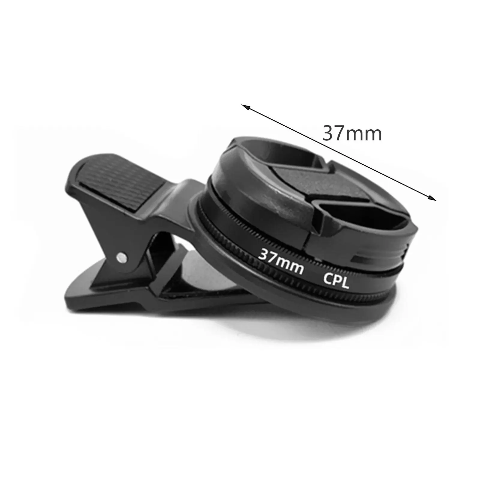 37mm CPL Phone Camera Lens, CPL Polarizing Filter Lens Accessories, Universal Polarized Smartphones Camera Lens, with Bag
