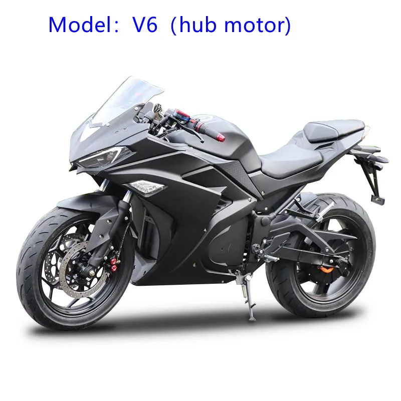 Motocicleta eléctrica para adulto, velocidad de 150 KM/H y largo alcance de 150km, conducción media de 20000w
