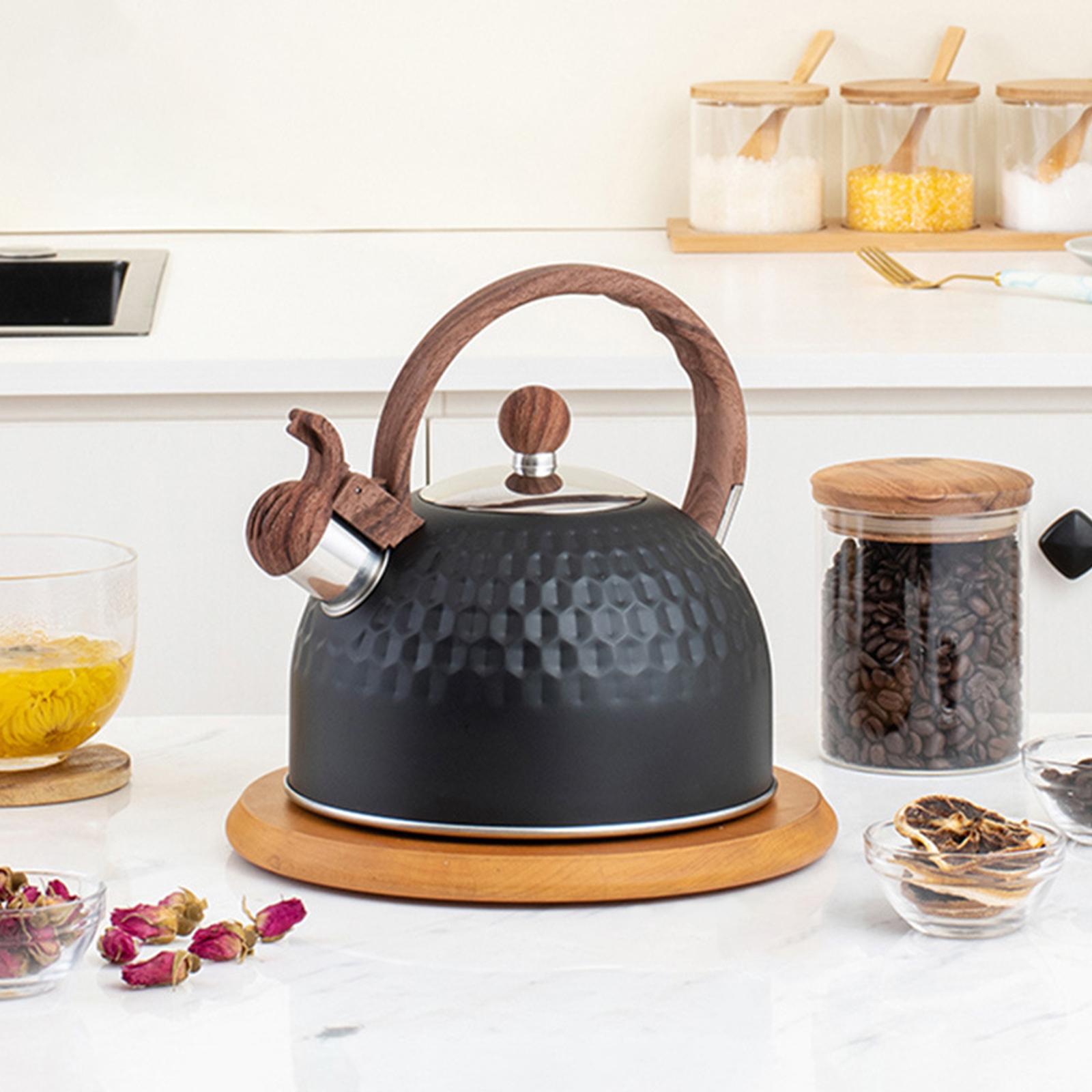 black and copper kettle