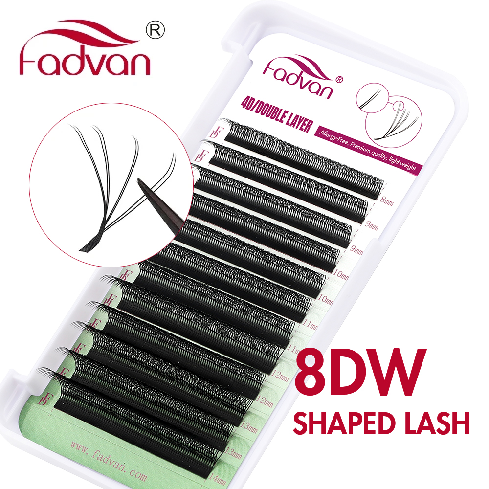 Best of Fadvan 8D W Shape Lashes Extension Two Tips 4D Premade Fan Eyelash Faux Mink Makeup Supplies Reviews & Tips