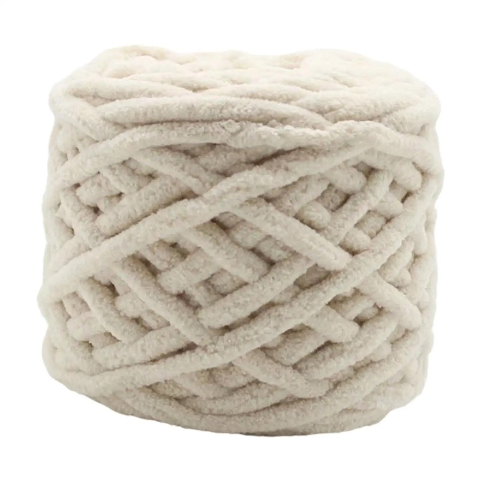 Chunky Wool Yarn Knitting Tube Giant Yarn Lightweight DIY Weight Yarn for Knitted Mat Scarf Weaving Throw Pillow Sweater