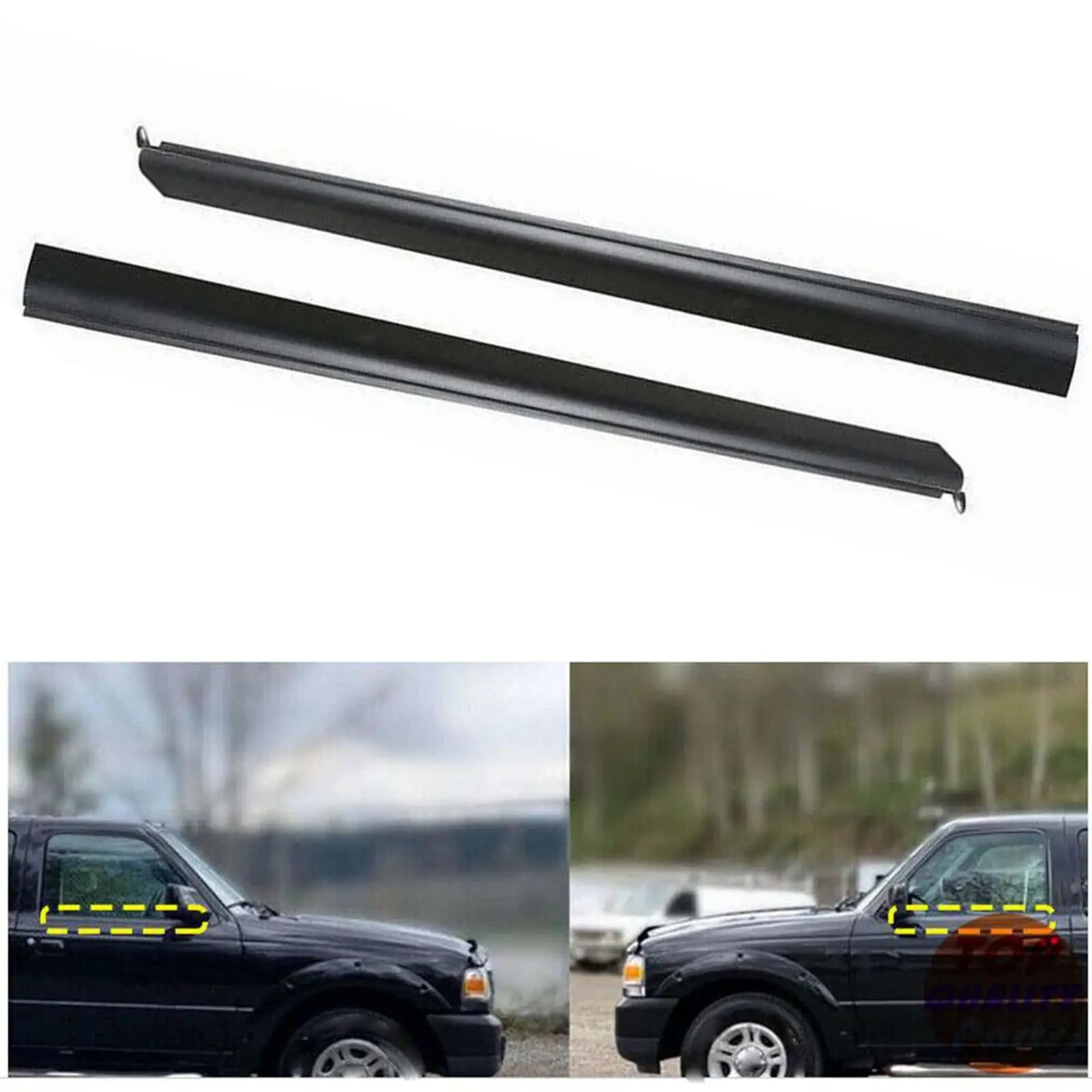 2Pcs Door Weatherstrip 6L5Z-1021452-aa for Ford Ranger Pickup Truck