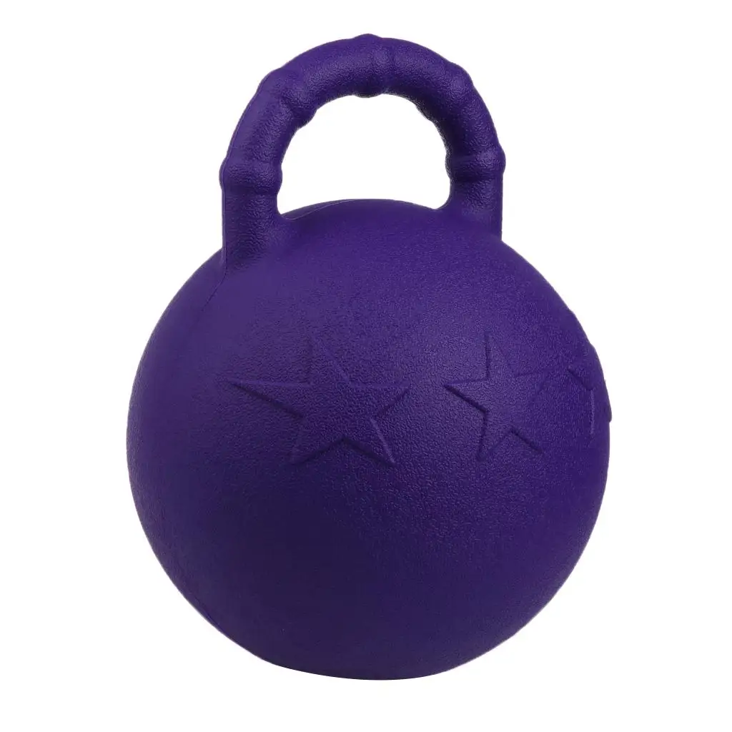 Equine Play Ball/Boredom Breaker, Stable Field Toy Red/Purple/Pink