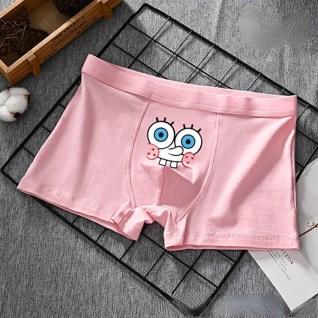 SpongeBob Patrick Star Men Panties Cartoon Underwear Boxershorts