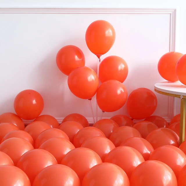 Kit d'arche de guirxiété de ballons orange, petite poupée