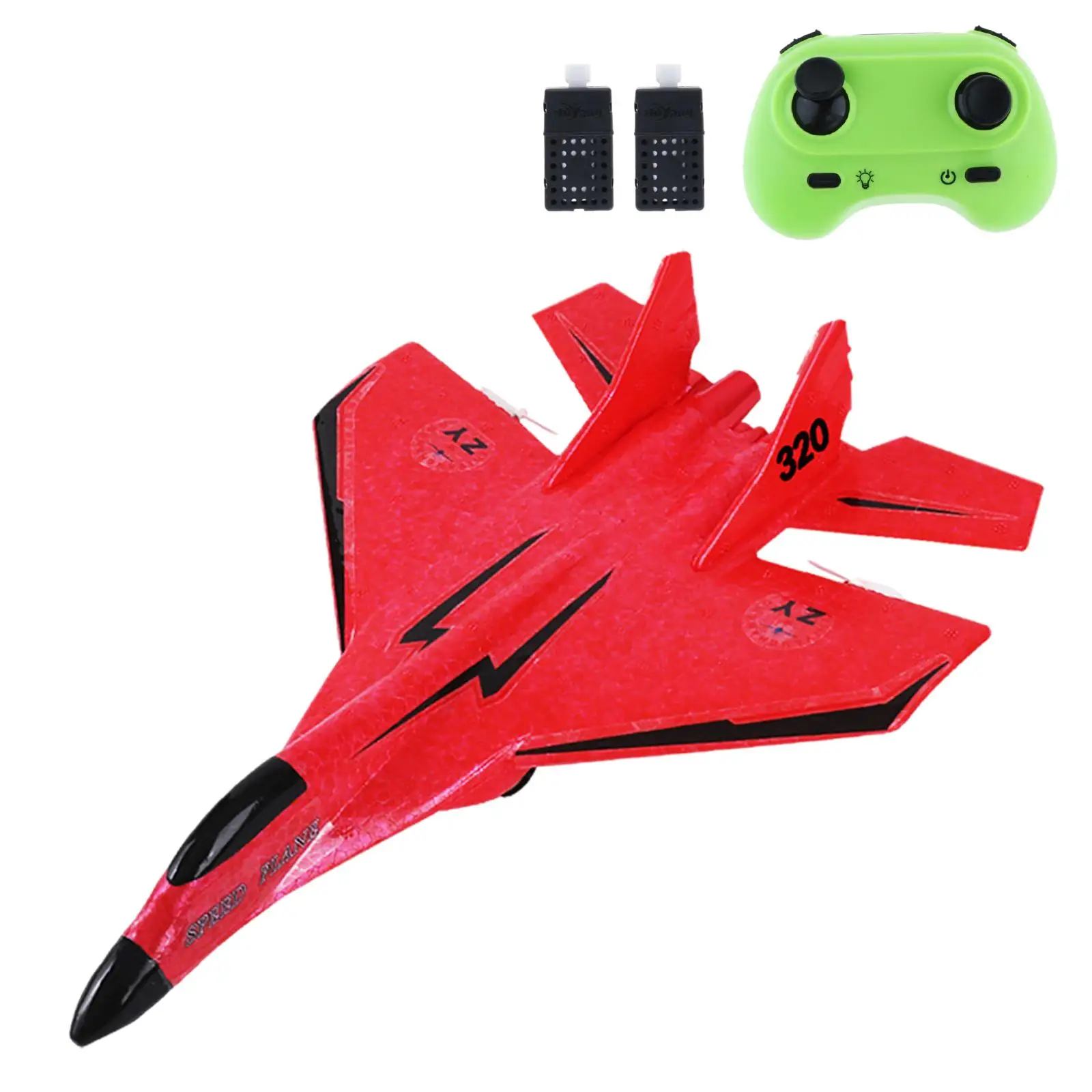 2 CH RC Planes Easy to Control Lightweight 2.4G 2 Channel RC Glider for Kids