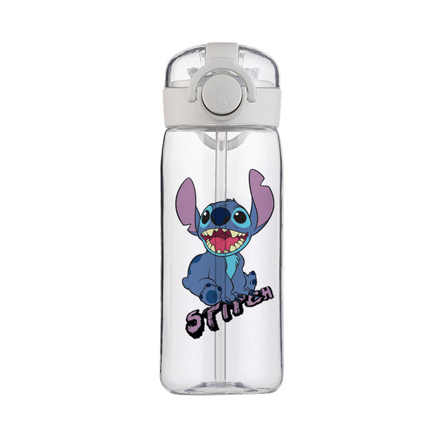 Disney Anime Stitch Kids Sports Water Bottle Stitch Anime Portable Water  Bottles Baby Outdoor Water Children's