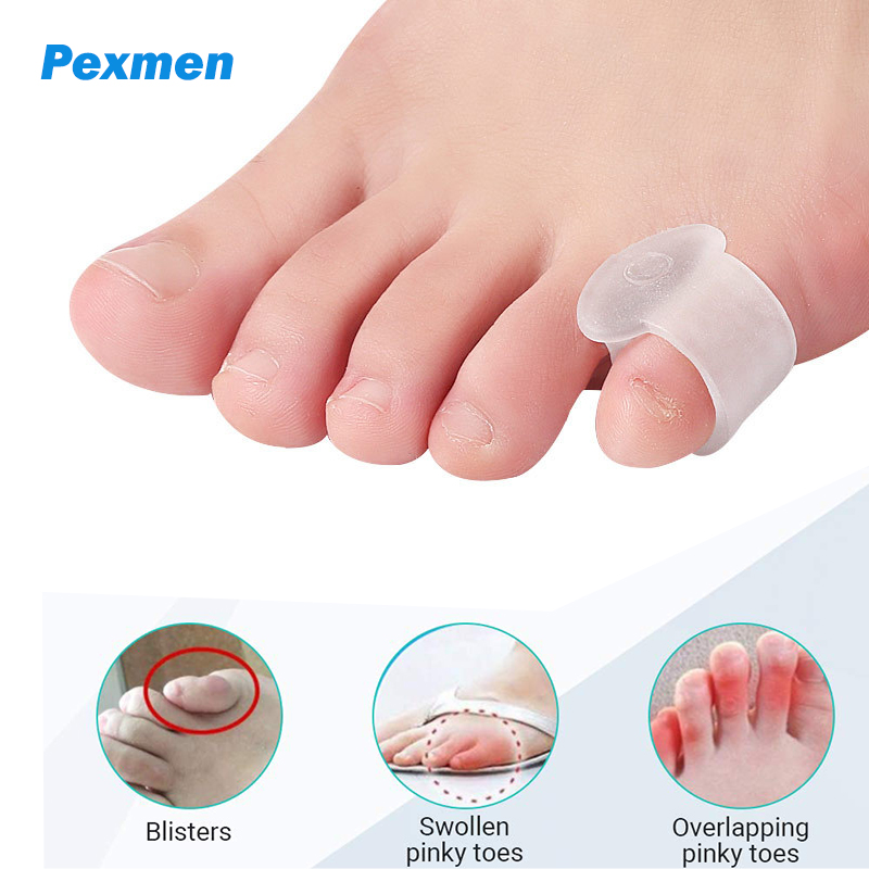 Best of Pexmen 2Pcs Gel Toe Separator Pinky Toe Spacers Little Toe Cushions For Preventing Rubbing Relieve Pressure Foot Care Tool Reviews & Tips