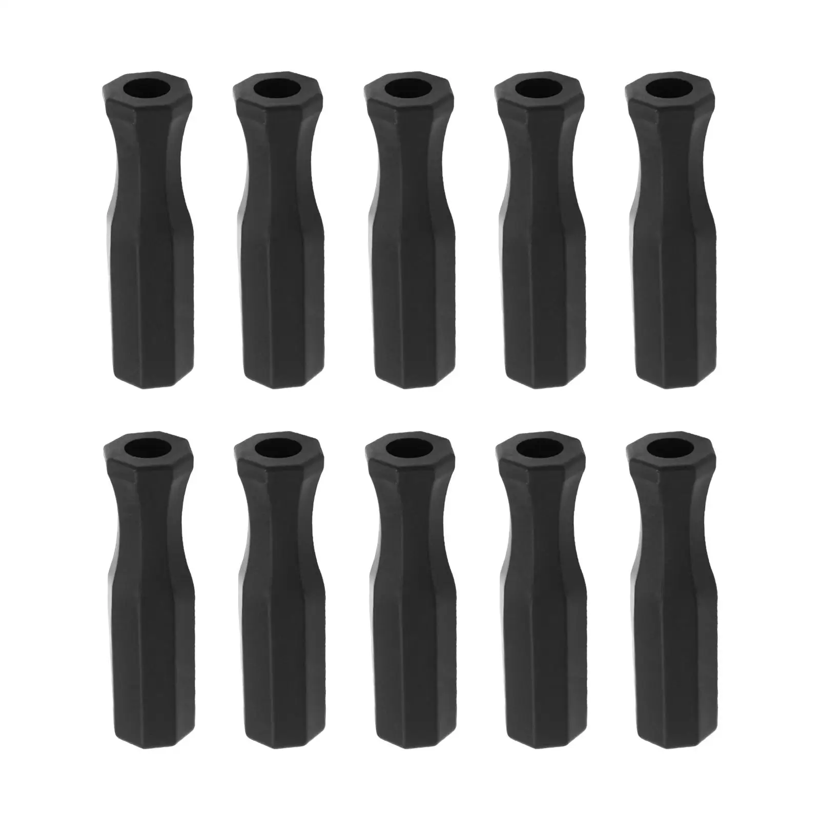 Table Soccer Handle 10Pcs Foosball Soccer Handle Grip Replacement Handle Parts