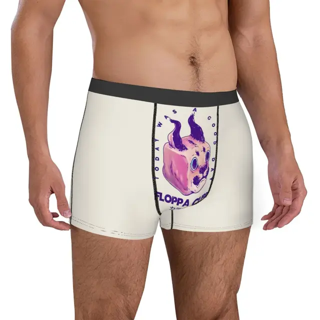 Cube Man's Boxer Briefs Big Floppa Anime Highly Breathable