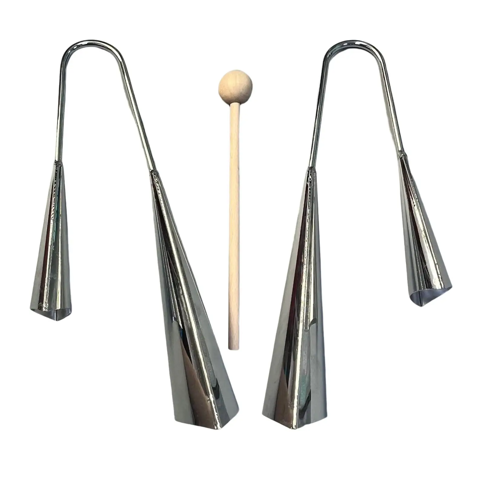 Two Tone Cowbell Traditional Percussion for Birthday Gift Party Adults