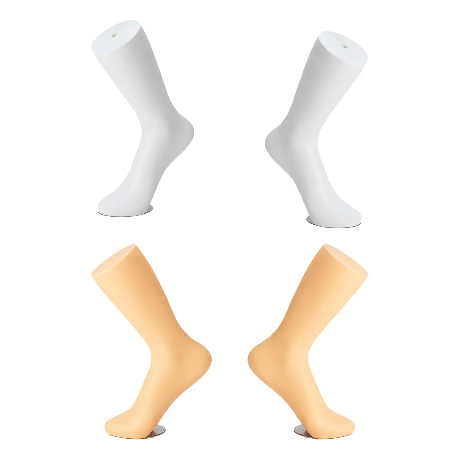 PVC Mannequin Feet Props Female for Short Stocking Sandals Countertop Shop Retail