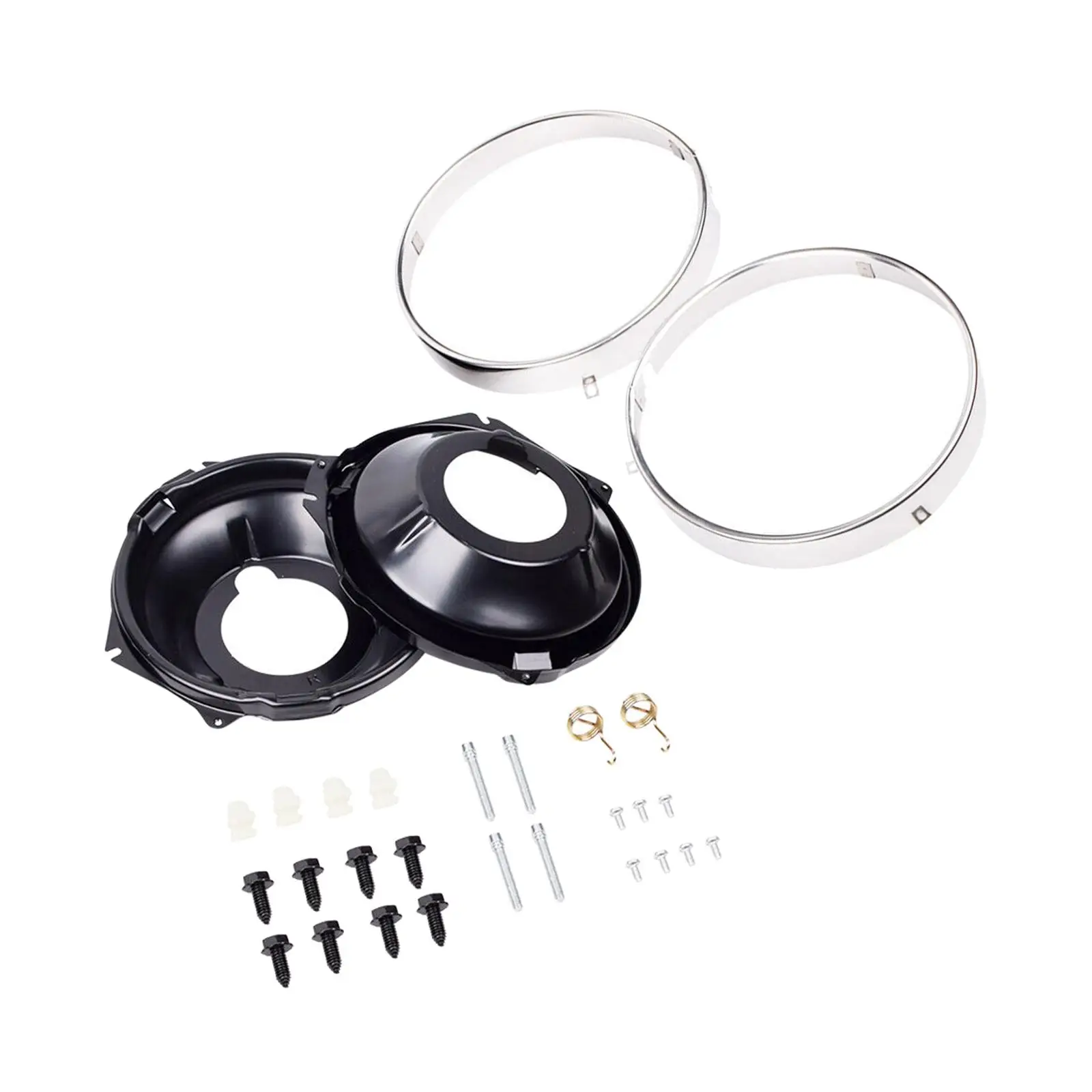 28 Pieces Headlamp Retaining Ring Mounting Bucket Replaces High Performance
