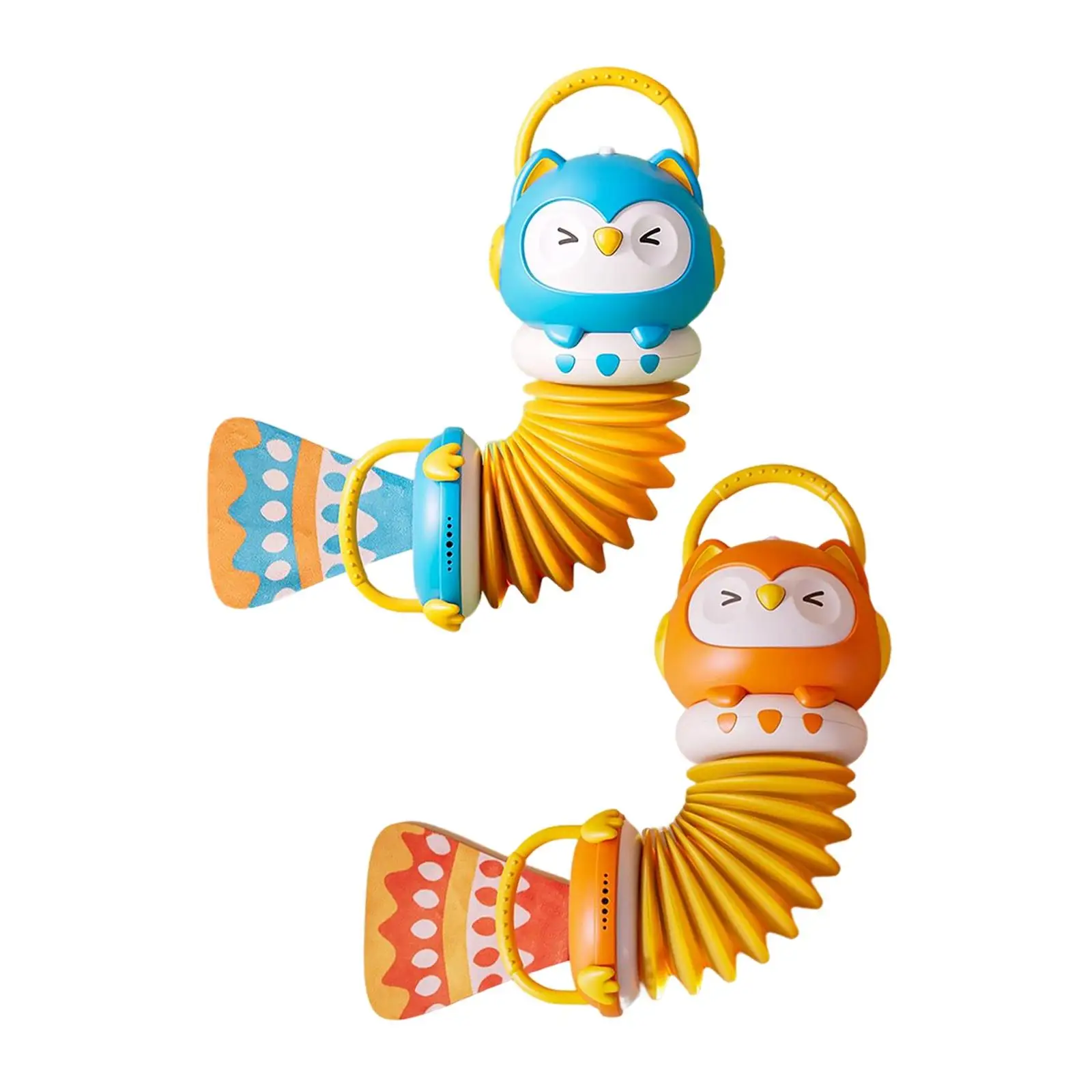 Baby Accordion Toy Developmental Music Enlightenment Montessori Educational Stroller Pendant Sensory Toy Plastic for Toddler