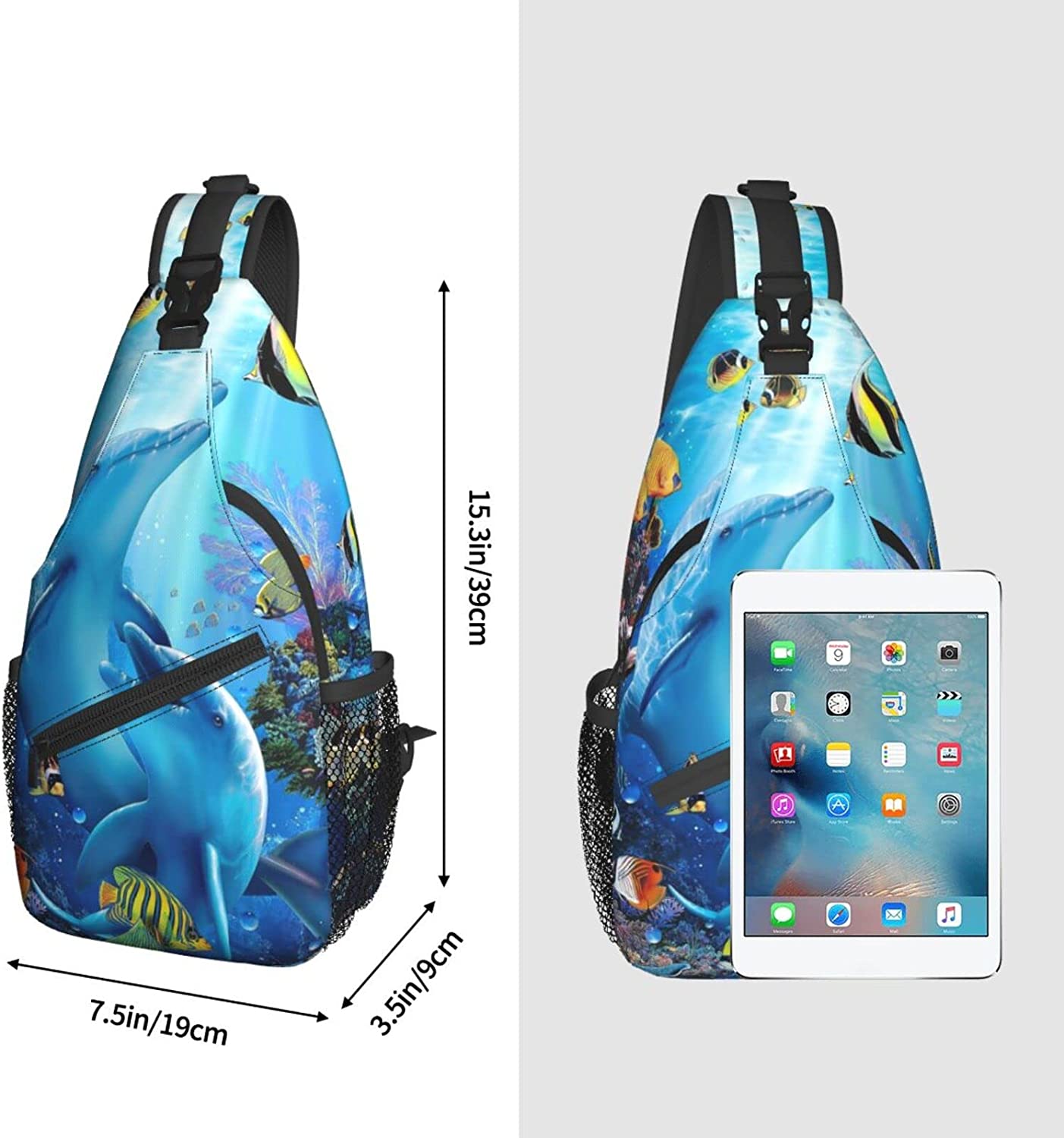 Dolphin Sling Bag Mochila de peito crossbody