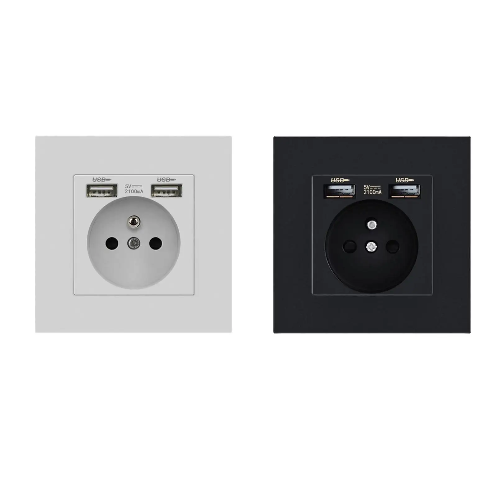 Power Socket with USB Charging Port Socket Electrical Socket for Home Office Household Appliances