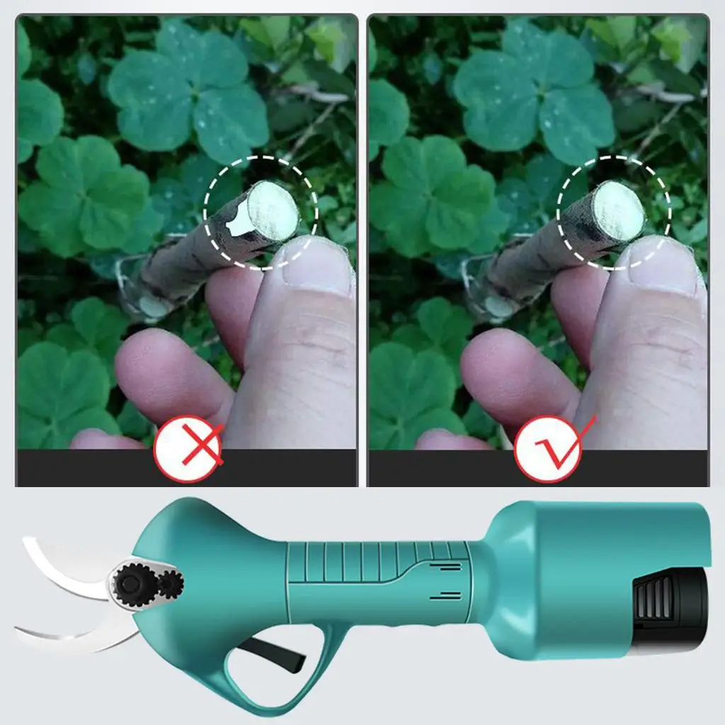 Electric Pruning  with 2  Rechargeable Battery for Garden Hedge