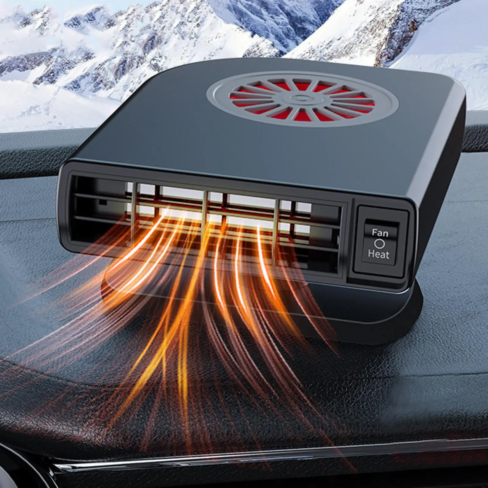 Car Heater Demister Universal Defroster Fan Warmer for Automobile Trucks Car