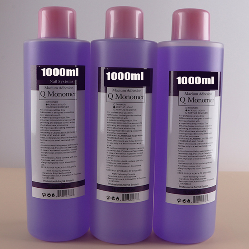 Best of 1000ml Profession EMA Acrylic Liquid Monomer Crystal Liquid Bottled Purple Extension / Dipping / Carving Acrylic Liquid BO-9865 Reviews & Tips