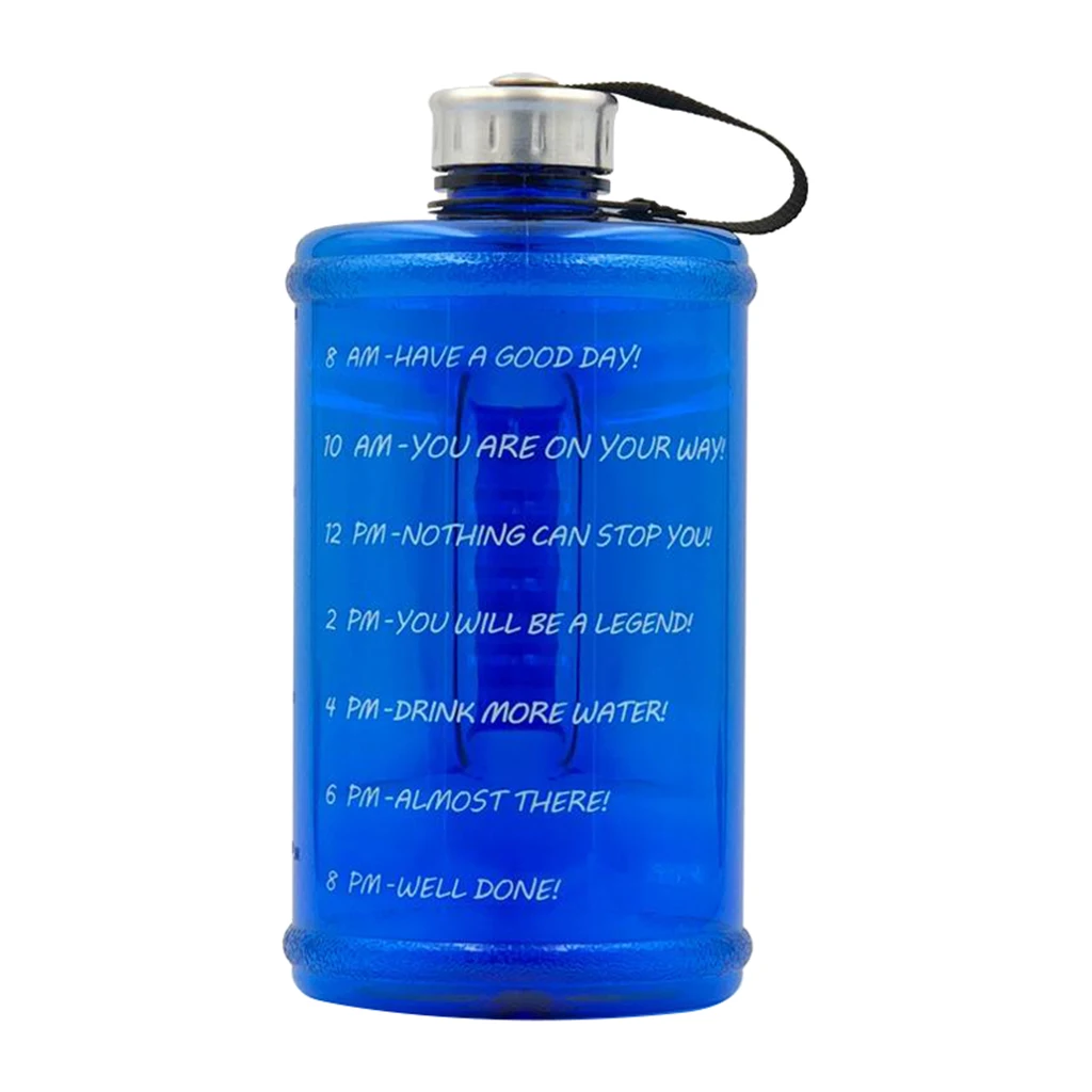 Plastic Water Bottle Drinking Jug Kettle Indoor Fitness Outdoor Gym 73oz