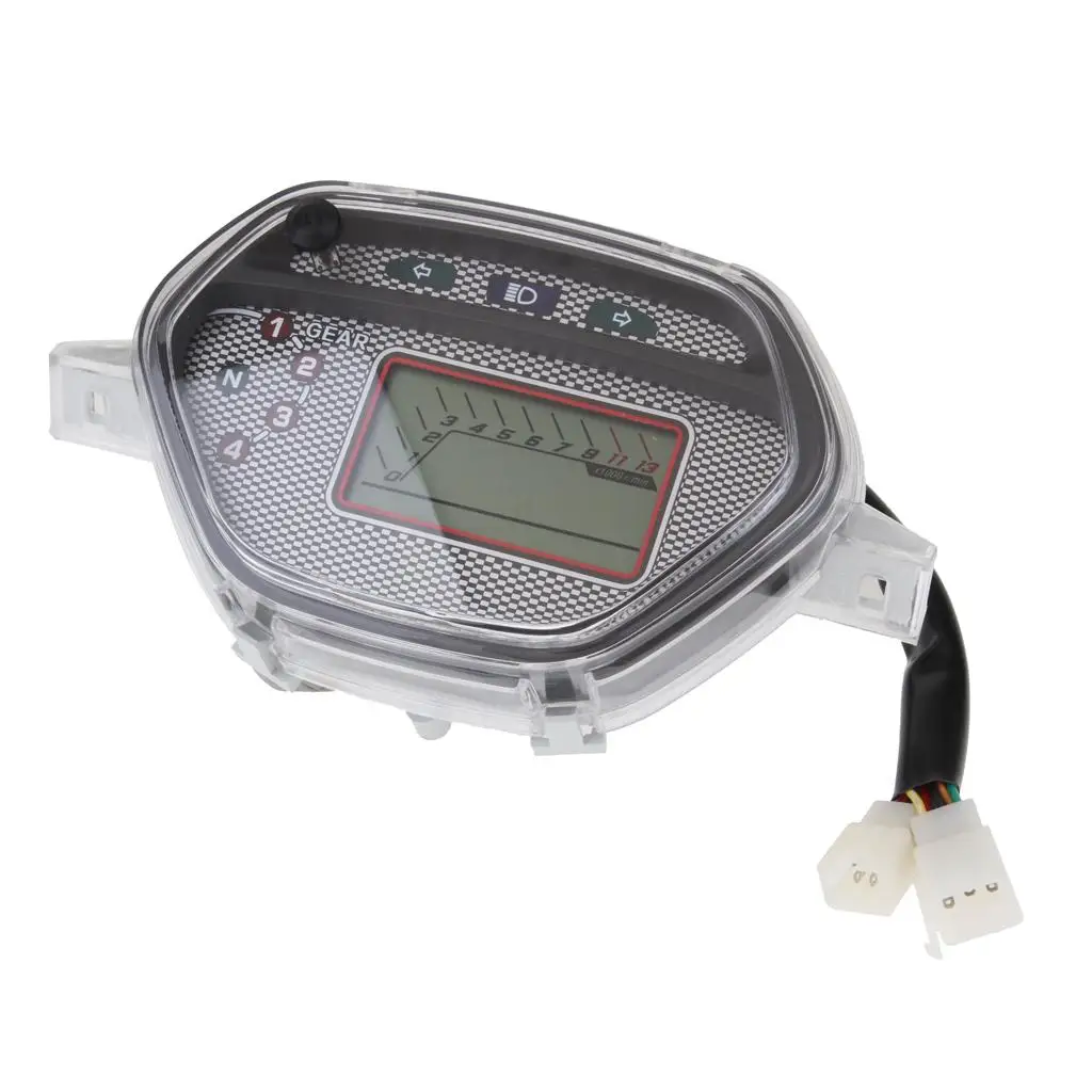 299 Kmh Motorcycle RMP ometer Digital LCD     for  CD110 Waterproof