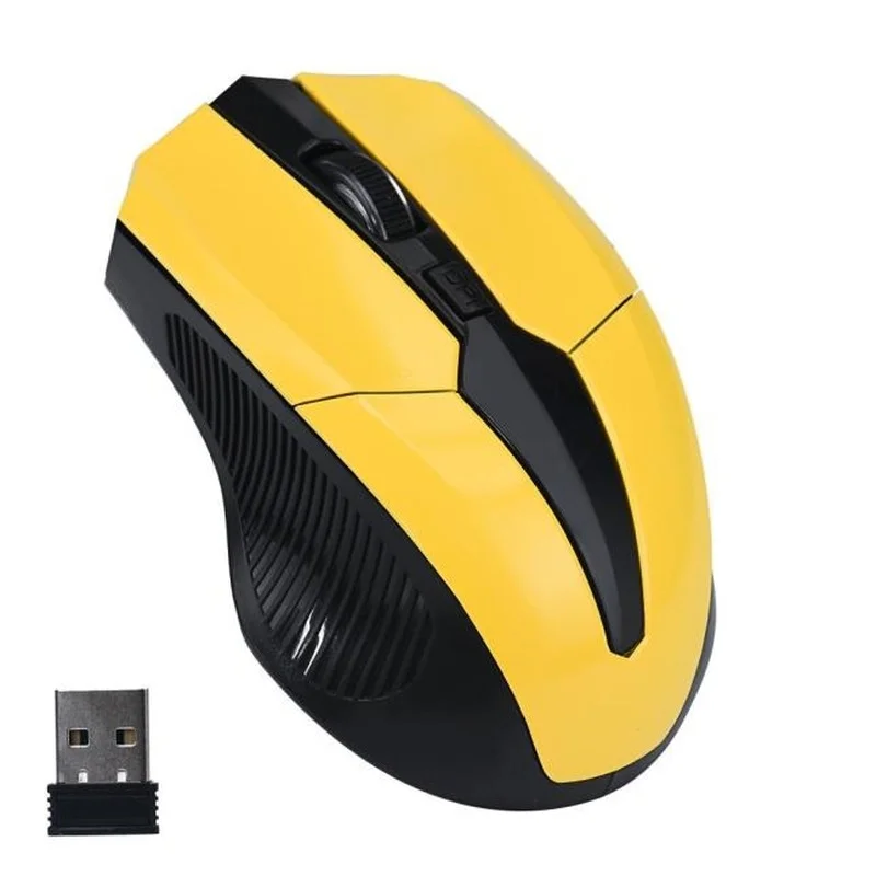 Chic 2.4GHz Optical Mouse Cordless USB Receiver PC Computer Wireless for Laptop 