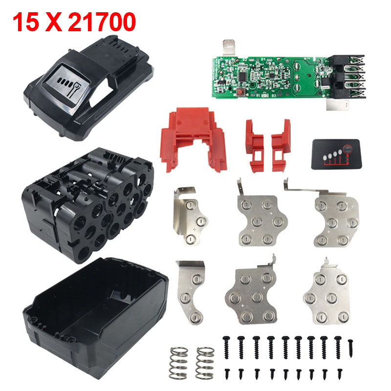 21700 Li-Ion Batterie Kunststoff Fall PCB Lade Schutz Platine Box Shell Für Milwaukee 18 V Lithium-Batterie Gehäuse – Detail 5
