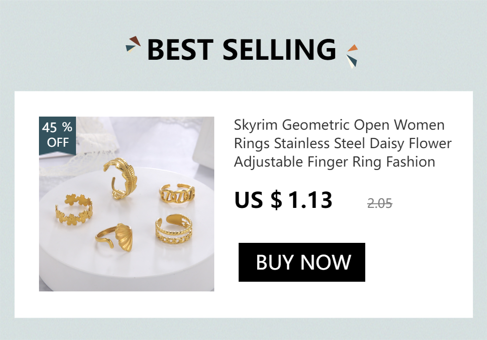 Skyrim New In Wheat Ears Leaf Ring Boho Stainless Steel Gold Color Open Women Rings 2026 Trendy Jewelry Valentine Gift Wholesale