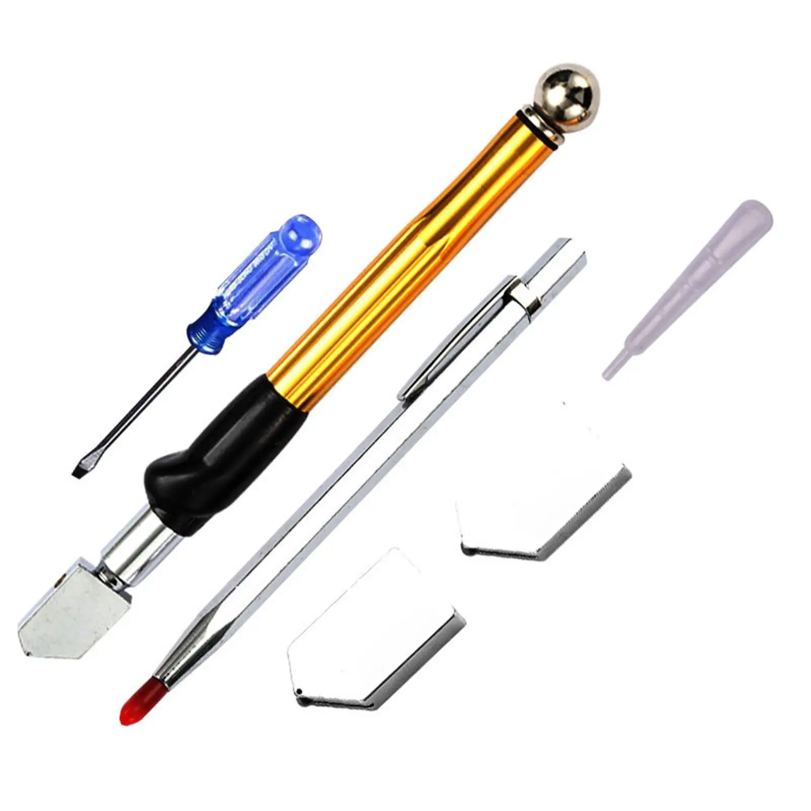 Glass Cutter Mirror Glass Breaker Manual Ceramic Easy to Glide Portable Glass Cutting Glass Cutting Tool Tile Glass Cutter