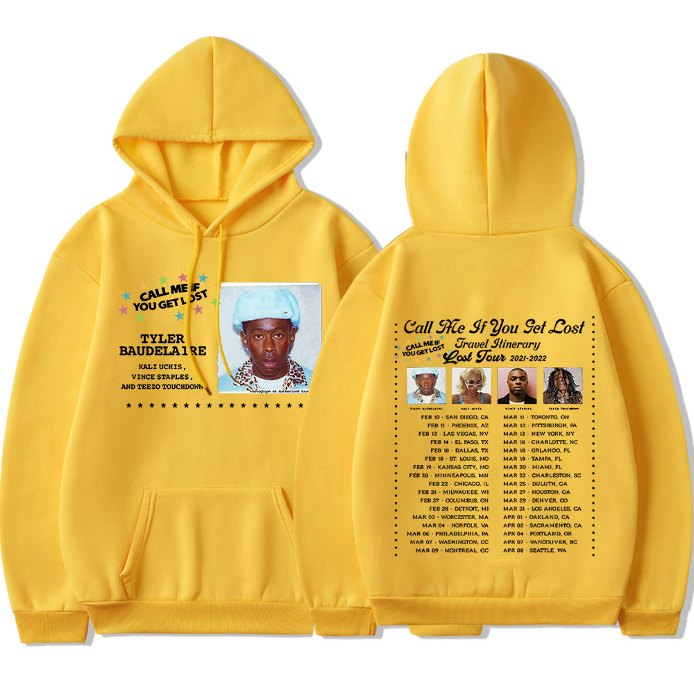 Title 7, Tyler The Creator Hoodies Call Me If You Get Lo...