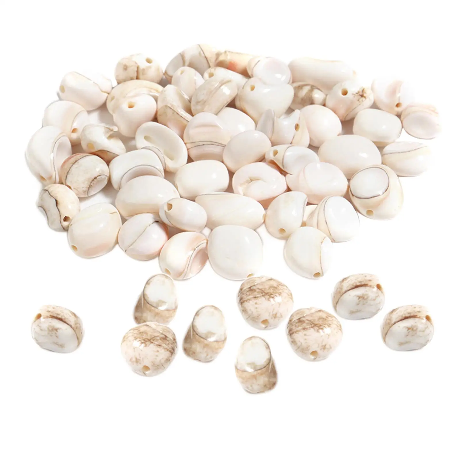 130Pcs Shells Ocean Beach Theme Jewelry Making Supplies for Foot Chains Home Decor Gifts