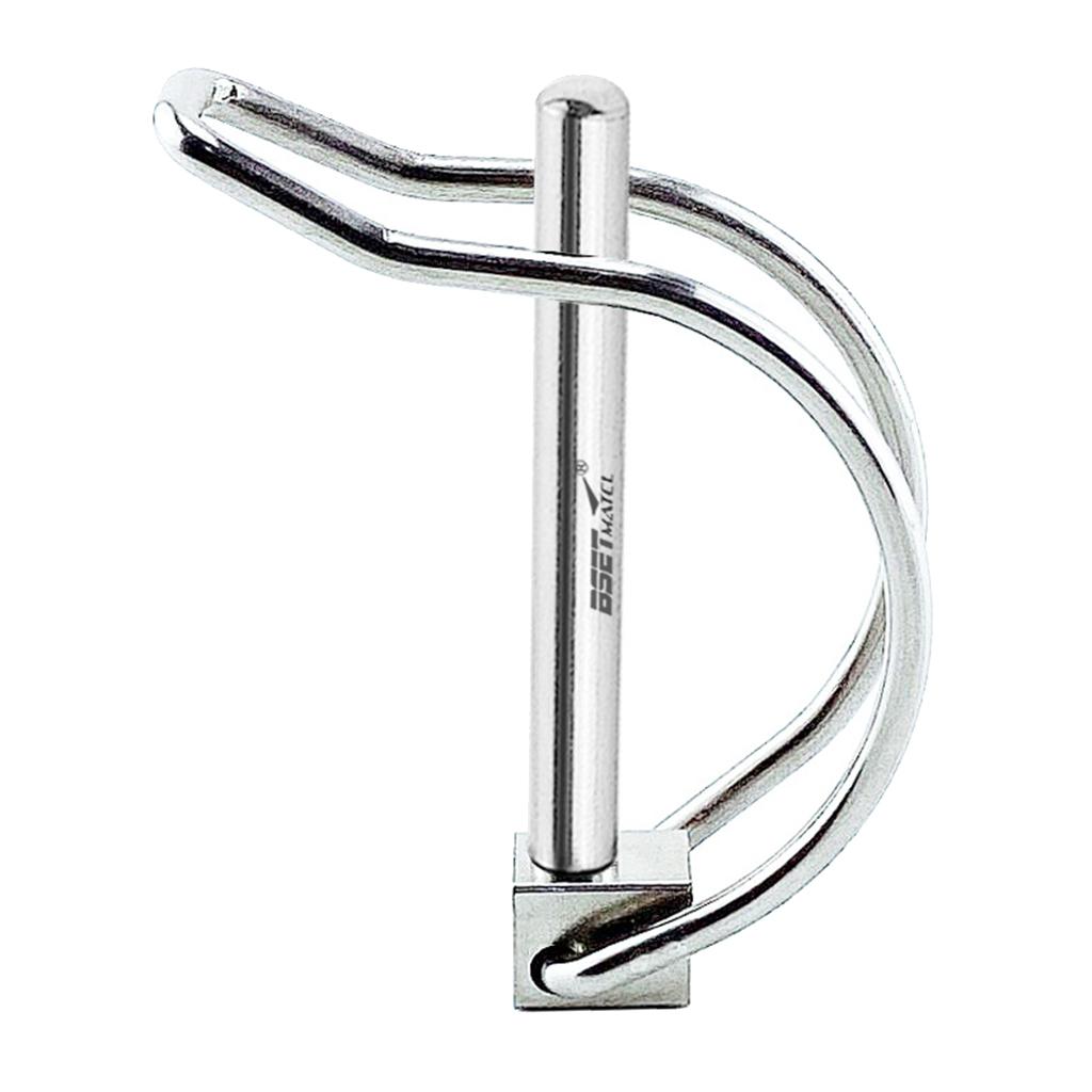 Stainless Steel Release Trailer Coupler Safety Pin 4.5 x 45mm