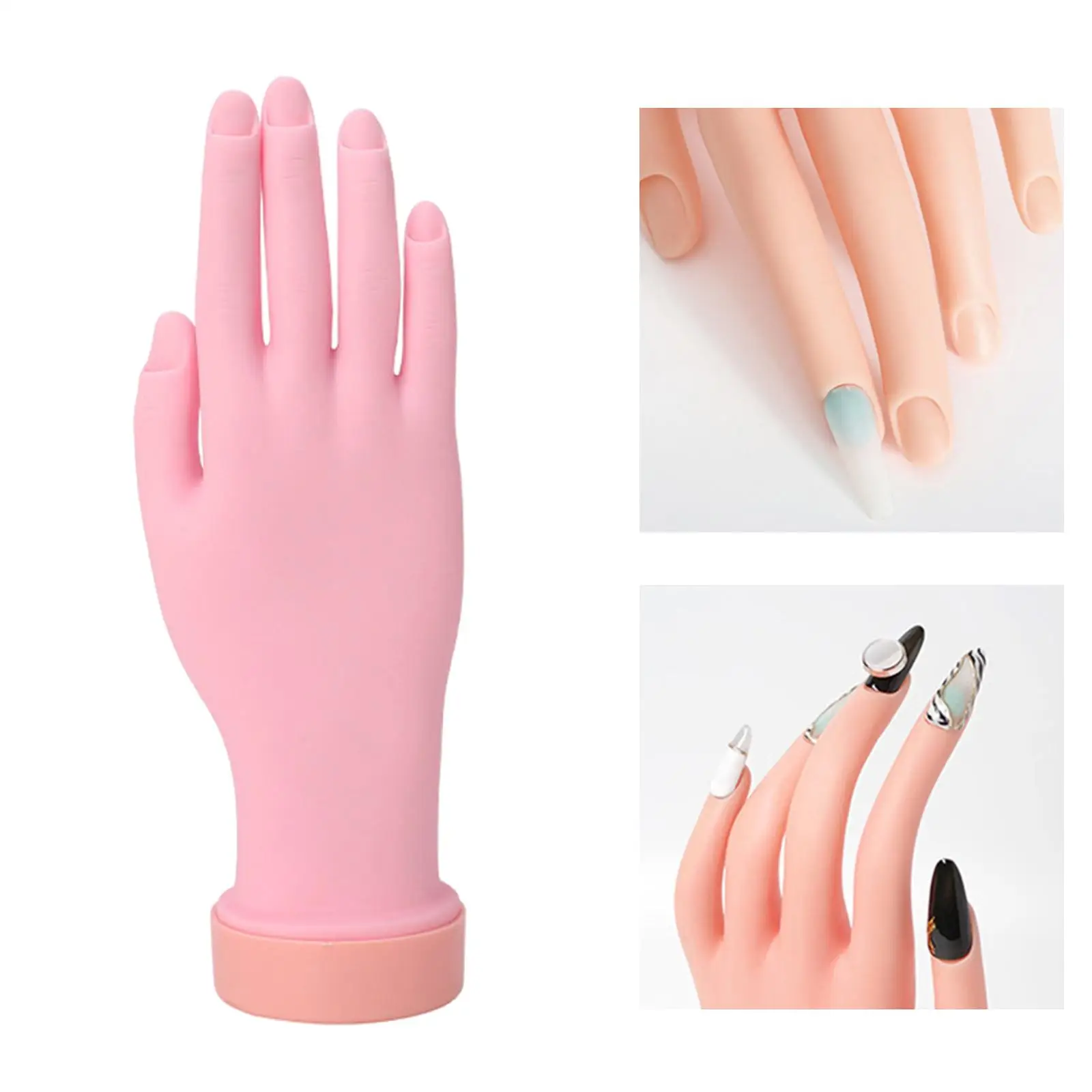 Nail Training Hand Manicure Practice Nail Technician Beginner Silica 