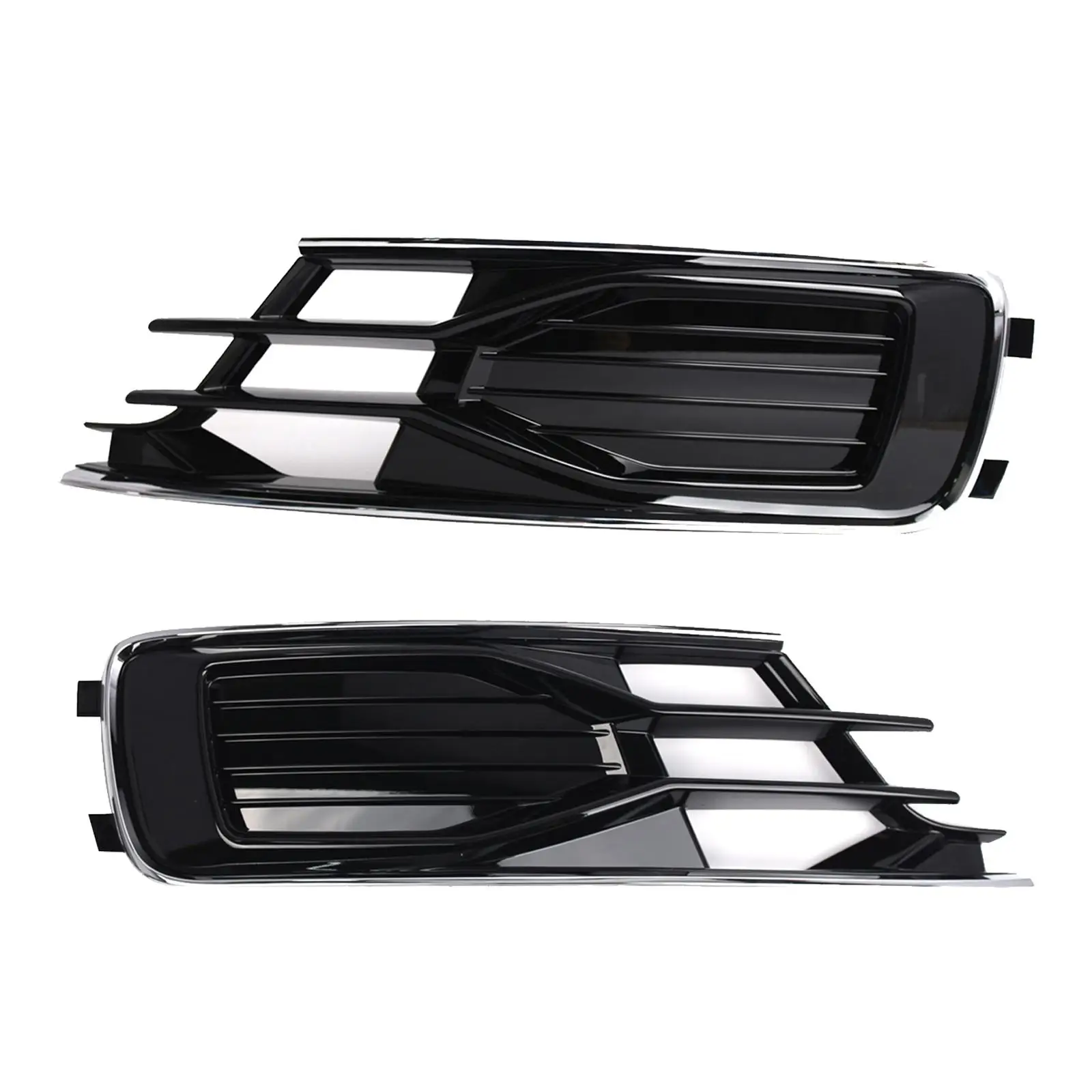 Front Bumper Lower Grille Durable Foglight Cover for audi A6 2014-2018